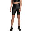 Urban Classics Ladies Highwaist Shiny Metallic Cycle Shorts Pantaloncini Donna, Nero, M