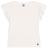 Petit Bateau A09vr - Maglietta da ragazza, Marshmallow., 10 Anni