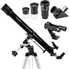 Omegon Telescopio AC 70/900 EQ 1