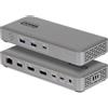 Docking Station USB4, Doppio Monitor 4K Senza Driver per Macos E Windows, Dock U