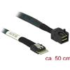 Delock Cavo Slim SAS SFF-8654 4i Mini SAS HD SFF-8643 50 cm