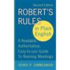 Doris P Zimmerm Robert's Rules In Plain English: A Readable, Authori (Tascabile)
