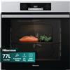 Hisense O65226AXS Forno Elettrico da Incasso 77 liters Acqua Clean + Extra Steam