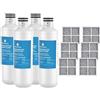 Does not apply LT1000PC ADQ747935 Filtro Dell'Acqua Di Ricambio per LG LT1000P/PC/PCS, LT-1000P
