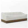 Copertura per Divano a 3 Posti, Beige/Marrone Chiaro, 86.4 X 204.5 X 73.7 Cm