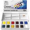 Set Di Pittura Ad Acquerello, Confezione Tascabile, Sketchers, Multicolore, Set