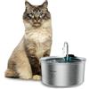 Fontana Automatica per Gatti Cani Animali Pumba 3200 Refresh INOX. Capacità 3,2L