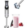 Frullatore a Immersione, 1000 W, Con 12 Livelli Di Velocità, Pulsante Turbo, Taz