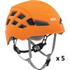 Petzl Boreo Club caschi arrampicata e alpinismo (confezione da 5)