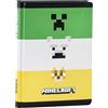 Franco Cosimo Panini MINECRAFT - Diario Scuola Ufficiale Minecraft, Diario 12 Mesi per Bambini e Ragazzi, con Copertina Imbottita, 320 Pagine Colorate, Ideale per Scuola Elementare e Media, 13x17.8 cm