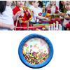 POENVFPO Tamburo Oceanico con Perline Ondulate, Strumento a Percussione Educativo in Plastica con Design a Motivo Ondulato per Appassionati di Musica per (Modello di cavalluccio marino blu da 6