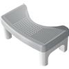 HOODANCOS Sgabello Supporto Stabile Design Semplice per Wc in Pp Antiscivolo Robusto e Confortevole per Postura Corretta per Uso Familiare e Adulti in Bagno