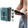 Philips Body Groomer | Taglia e rade i peli del corpo | Wet & Dry | La testa flessibile segue il corpo | Risultati lisci e delicati sulla pelle | Pettine per aree sensibili | Fino a 120 minuti senza
