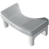 NOLITOY Sgabello Poggiapiedi per Bagno Design Ergonomico Antiscivolo in Pp, Resistente e Semplice, per Uso Familiare e Adulti in Bagno