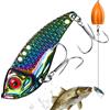 Générique Esche per Bar - Piccole attrezzature artificiali in metallo | Falso Pesce esca per pesca al Lancer | per pesca all'aperto lago fiume Kayak Berge Trota Black-Bass