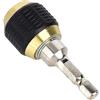 CHICIRIS Adattatore per Mandrino per Trapano da 2 Pezzi per Trapano a Mano Elettrico Strumento per Avvitatore a Percussione da 60 Mm Durevole Gambo Esagonale da 1/4 in Acciaio Inossidabile
