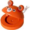 Generisch Castagnette in legno per bambini, tavola pieghevole per ritmo, castagnetti con motivo animale e corda, strumento a percussione, simpatico giocattolo per bambini con corda, mus educativi precoci