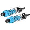 POENVFPO Ammortizzatore RC, Robusti Pezzi di Ricambio per Ammortizzatore RC in Metallo per Auto Modello 1/14 144001 RC (Blue)