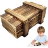 Generic Scatola Con Blocco Puzzle - Confezione Regalo Sicura Per Puzzle Con Scomparti Segreti, Salvadanaio Rompicapo In Legno, Contenitore Decorativo Per Nascondere Segreti | Regali Di Compleanno Di Natale Pe