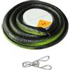 Generico Scherzo del serpente finto | 120 centimetri Figurina giocattolo scherzi,Ofide Giocattolo Realistico con Cordino e Clip | Per Adulti a Feste di Pesce d'Aprile e di Halloween in Giardino