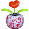 GENERIC Fiori danzanti ad energia solare, decorazione per auto a forma di girasole in vasi colorati, decorazione per auto, figure danzanti per ufficio, scrivania, cruscotto 'auto