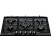 Hotpoint Ariston PRONTA CONSEGNA - SPEDIZIONE IMMEDIATA Piano Cottura da Incasso a Gas 75 cm 5 Fuochi Antracite Griglie Smaltate Ariston Hotpoint Serie Tradizione PCN 750 T (AN) R /HA - PCN750TANRHA