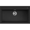 Elleci PRONTA CONSEGNA - SPEDIZIONE IMMEDIATA Elleci LKB36086 Lavello da Incasso 1 vasca Monovasca Sopratop 86 x 51 cm finitura Keratek Black 86 Best 360