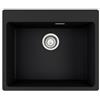 Franke Lavello da Incasso Fragranite Monovasca 59 x 50 cm con Banco rubinetteria Maris Nero Franke MRG 610-54 FTL 114.0661.703