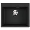 Franke Lavello da Incasso Fragranite Monovasca 59 x 50 cm con Banco rubinetteria Maris Black Matt Nero Opaco Franke MRG 610-54 FTL 114.0661.699