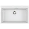 Franke Lavello da Incasso Fragranite Monovasca 78 x 50 cm con Banco rubinetteria Maris Bianco Franke MRG 610-73 FTL 114.0661.706