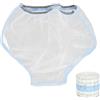 Pongnas Copri Doccia Impermeabile, Intimo Bagno Traspirante Impermeabile Lavabile Unisex Completamente Isolante dall'acqua con Adesivi per Incontinenza (Per 65‑85 kg)