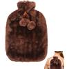 Generic per bottiglia d'acqua calda - Copertina morbida per bottiglia d'acqua, custodia per borsa 'acqua calda | Custodia per bottiglia d'acqua calda in peluche sintetico da 2 litri, per