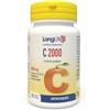 LongLife® C 2000 T/R | Vitamina C 1000mg per dose giornaliera | Con rosa canina | Formula time release | Difese immunitarie e antiossidante | 2 mesi di trattamento | Vegano e senza glutine