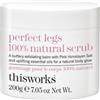 This Works Perfect legs 100% natural scrub Scrub corpo 200 g