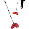 Generic Spazzatrice per pavimenti a spinta manuale, Spazzatrice per tappeti a spinta manuale | Scoppa del vuoto non elettrico | Strumenti per la pulizia dei pavimenti, spazzatrice con manico regolabile per la