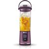 Ninja Blast BC151UKPR - Frullatore portatile, 530 ml, coperchio a tenuta stagna e beccuccio, potente mini frullatore senza fili, ricaricabile, portatile, frullati proteici, miscela ghiaccio e frutta
