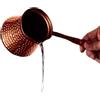 Generico Caffettiera Turca Vintage - Caffettiera Classica A Manico Lungo, Caffettiera A Bocca Larga | Caffettiera Con Piano Cottura In Rame Per Caffè Arabo, Caffè Greco, Preparazione Di Caffè Espreso E Serviz
