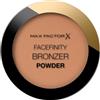 Max Factor Facefinity Bronzer Powder, Terra Abbronzante dal Finish Satinato a Lunga Durata, 001 Light Medium