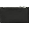 LIEBESKIND BERLIN portacarte Chudy Paper Touch Crinkle Purse Black nero