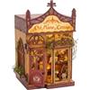 Book Nook con Luce LED Fermalibri in Miniatura Creativo per Libreria, Adulti
