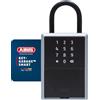 ABUS Cassetta Portachiavi Smart KEYGARAGE One - Apertura tramite App con Smartphone o Codice Numerico - Portachiavi per 20 Chiavi - Ideale per Case Vacanza - Modello 797 con Gancio, Nero