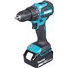 MAKITA Trapano avvitatore a percussione LXT ® 18V 13 mm 65Nm + Set accessori