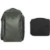 Wandrd Zaino da viaggio Transit Pacchetto essenziale Verde Wasatch 35L"