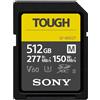 Sony Scheda SDXC resistente Cl10 UHS-II U3 V60 277/150 MB/s 512 GB"
