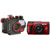 OM SYSTEM TG-7 + custodia subacquea PT-059 rosso"
