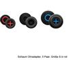 Sennheiser Adattatore auricolare in schiuma S=rosso, 5 paia di adattatori auricolari in schiuma di memoria S"