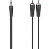 Hama Cavo audio, spina jack da 3,5 mm - 2 spine cinch, stereo 1,5m"