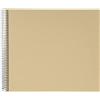 goldbuch Album a spirale Bella Vista senza finestra 35x30 40 pagine bianche beige"