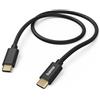 Hama Cavo di ricarica in tessuto, USB-C - USB-C, nylon nero 1,5m"