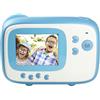 Agfaphoto Fotocamera istantanea Realikids Instant Cam con rotoli termici inclusi blu"